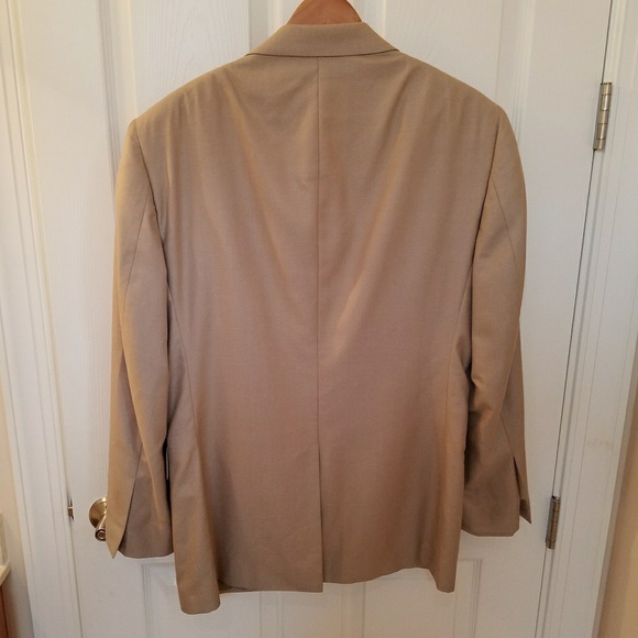 Jos A Banks khaki color lightweight wool blazer - Picture 3 of 3
